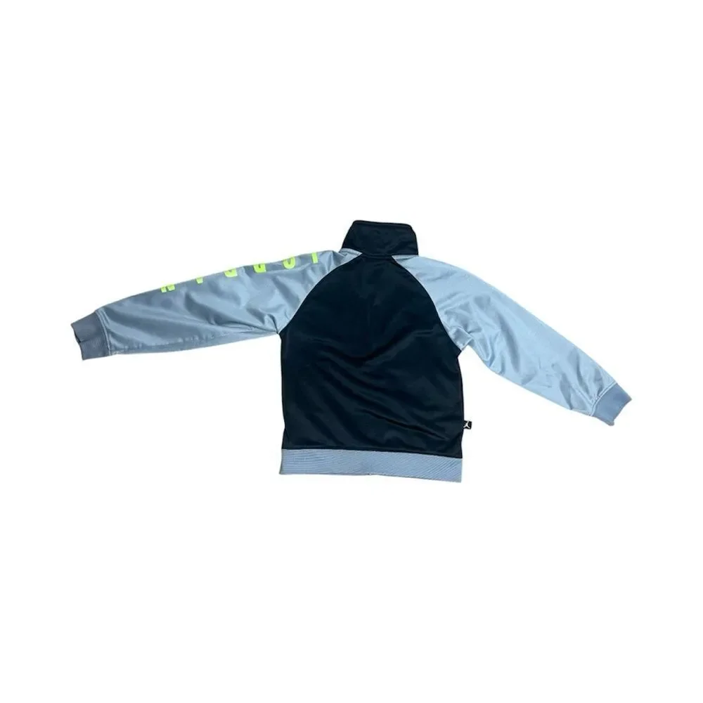 Kids 4-5 Jordan Black and Gray Jacket with Neon Highlights (b1)